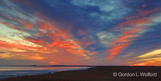 Powderhorn Lake Sunset_35719.jpg - Photographed along the Gulf coast near Port Lavaca, Texas, USA.